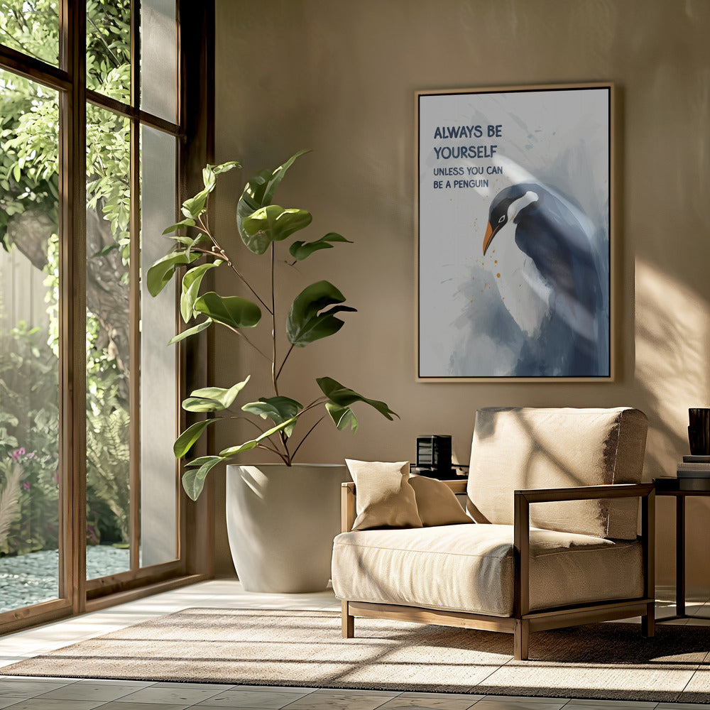 Sei ein Pinguin | Poster