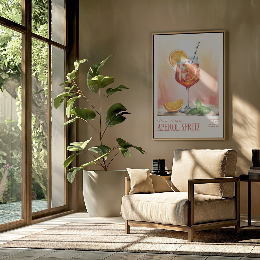 Klassische Cocktails - Aperol Spritz | Poster