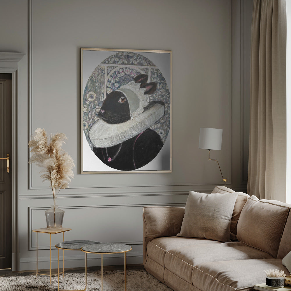 Königliches Kaninchenporträt | Poster