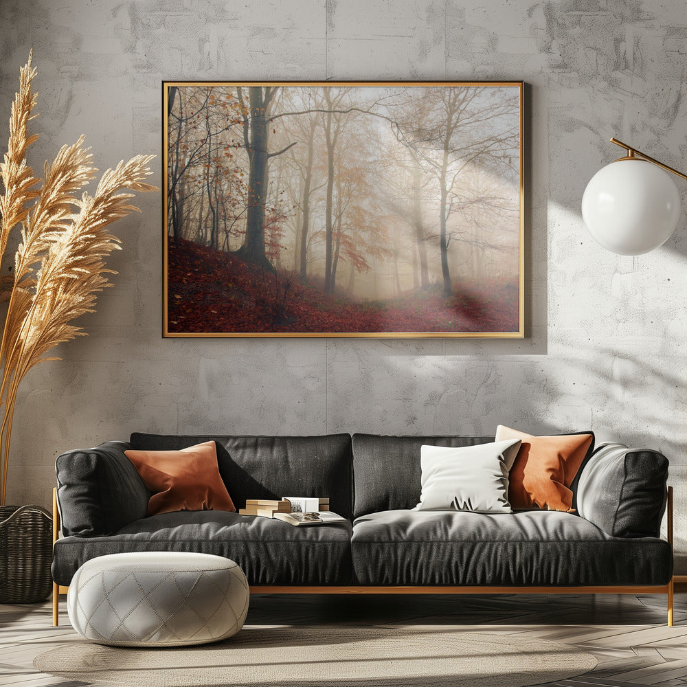 Warten auf den Hirsch. | Poster