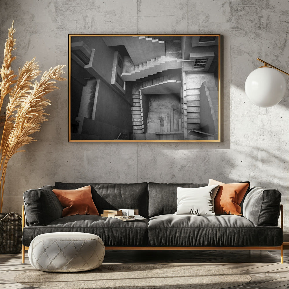 Escher lebt hier | Leinwand