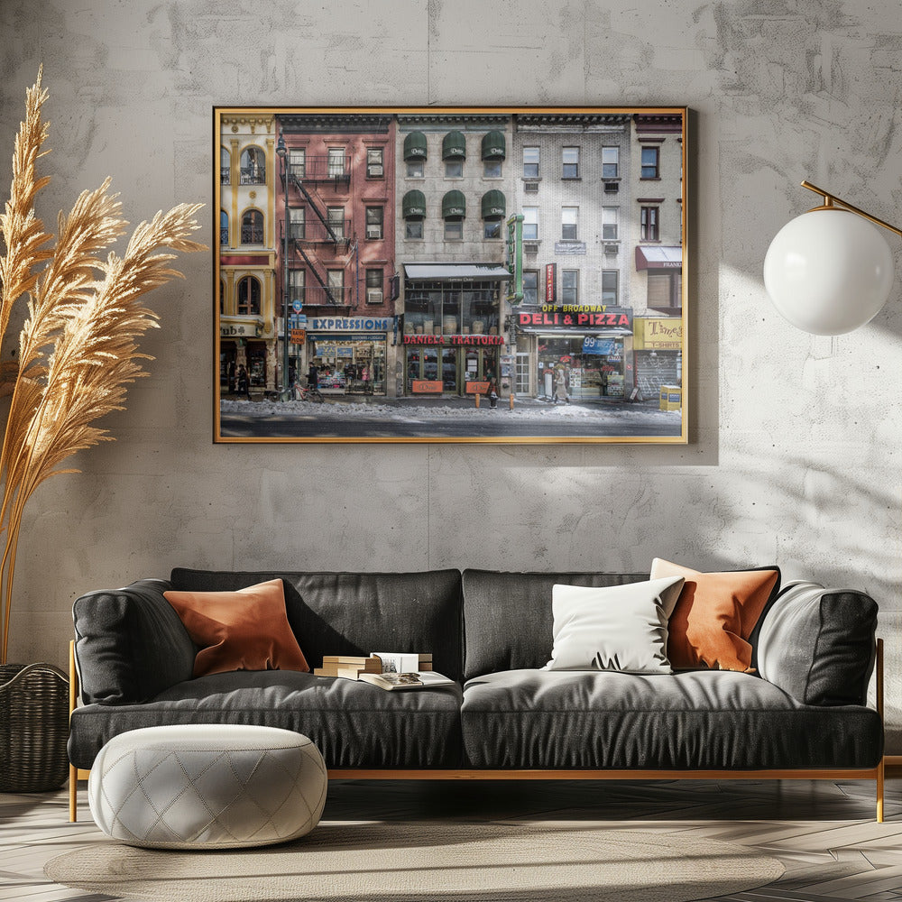 Ein kalter Tag in NY | Leinwand