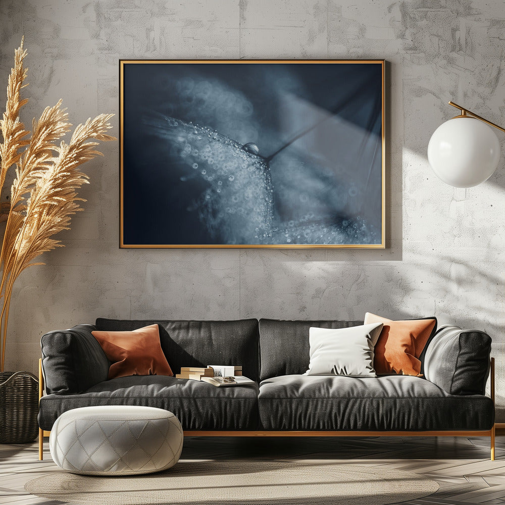 Blaue Pusteblumen | Poster