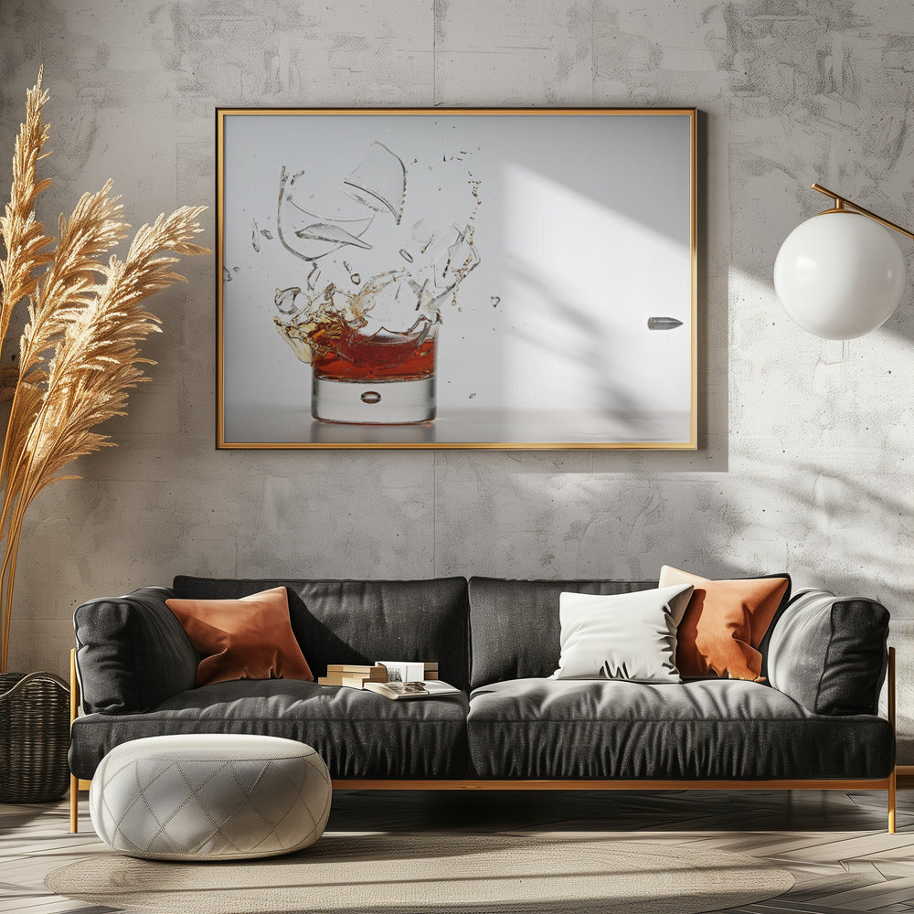 Whisky-Schuss | Leinwand