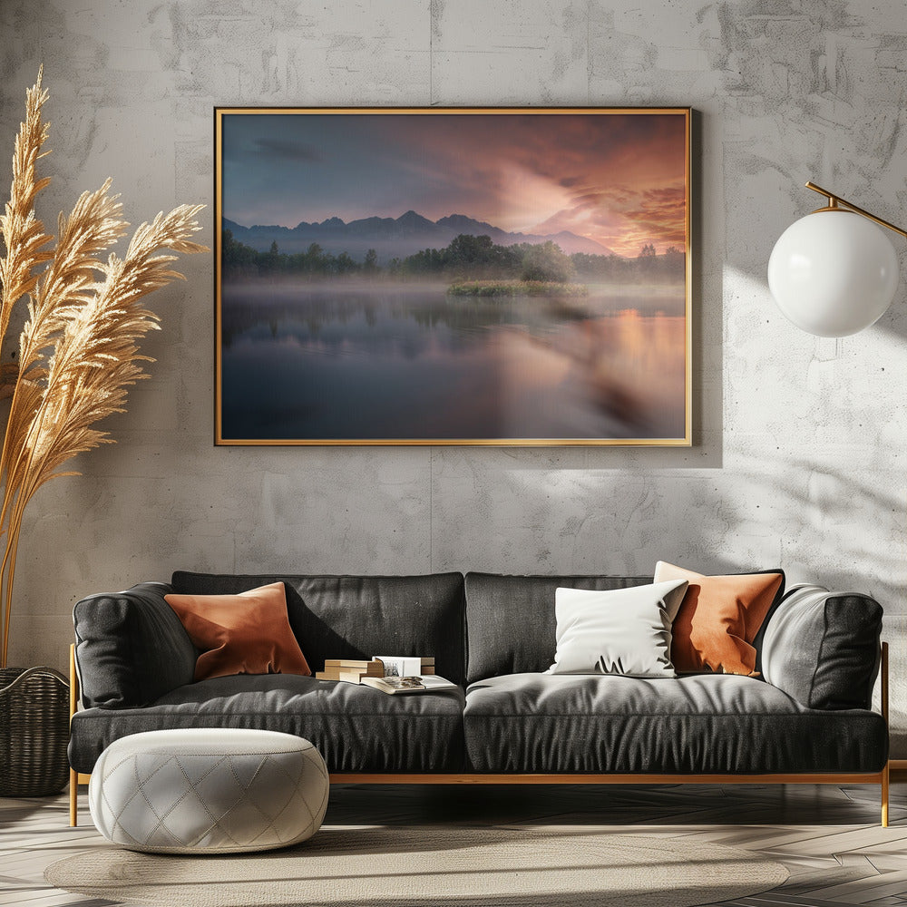 Tagesanbruch am See | Poster