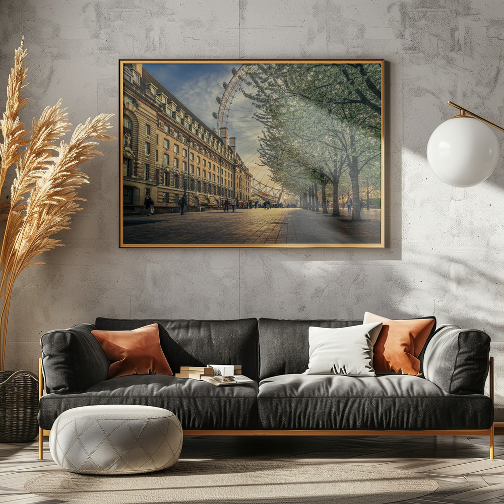 Last Daylights at the London Eye | Canvas