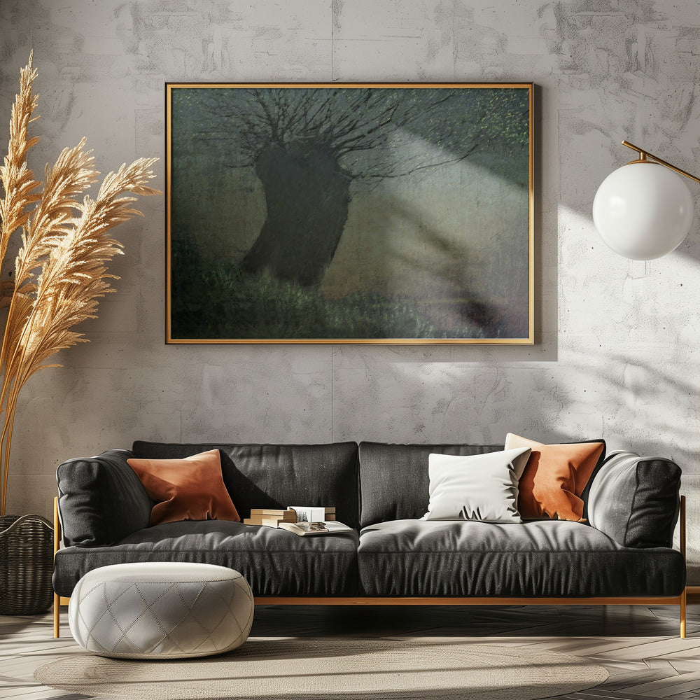 Weide am Wasser | Leinwand