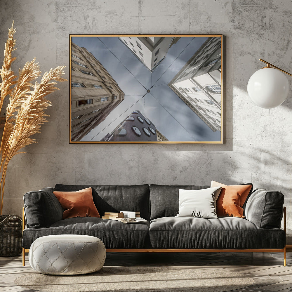 Where streets meet the sky | Poster