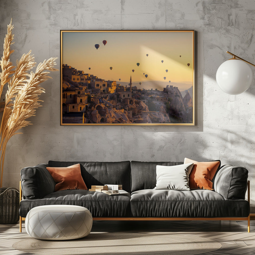 Sonnenaufgang über Kappadokien | Poster