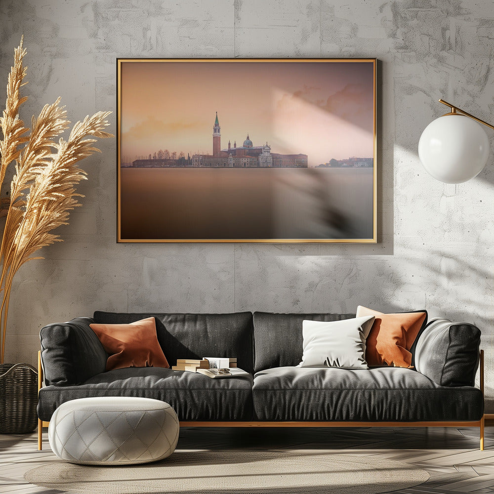Venedig rosa Sonnenaufgang | Poster