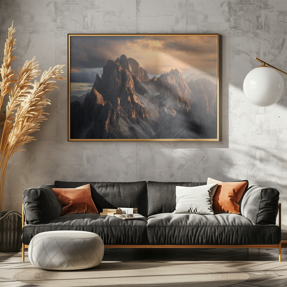 Licht auf dem Weg | Leinwand