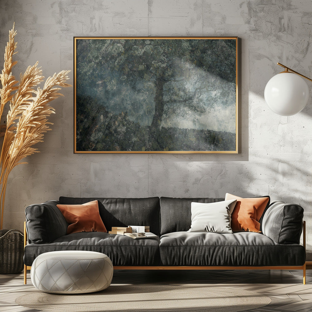 Felsen und ein Baum | Leinwand