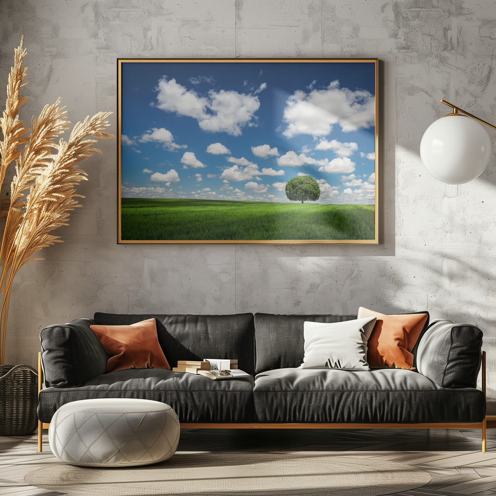 Einsamer Baum | Leinwand