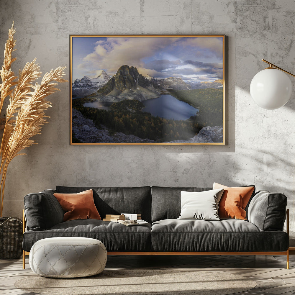 Sonnenaufgang am Mount Assiniboine | Poster