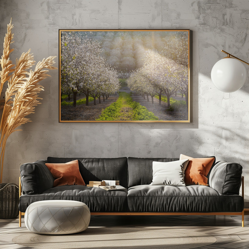 Goldene Mandeln | Leinwand