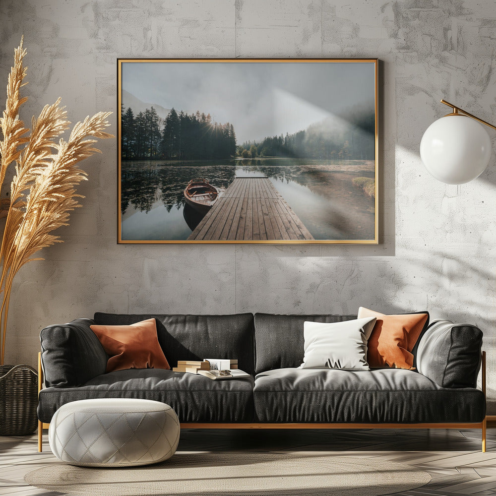 Nebliger Morgen | Poster