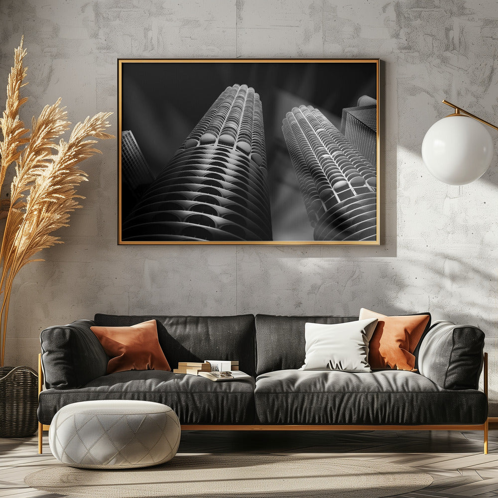 Marina City (Maiskolben) | Leinwand
