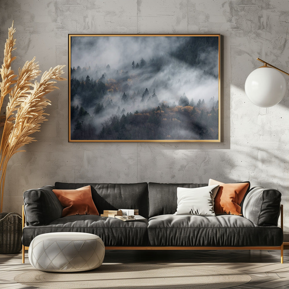 Ein Pfad im Nebel | Poster