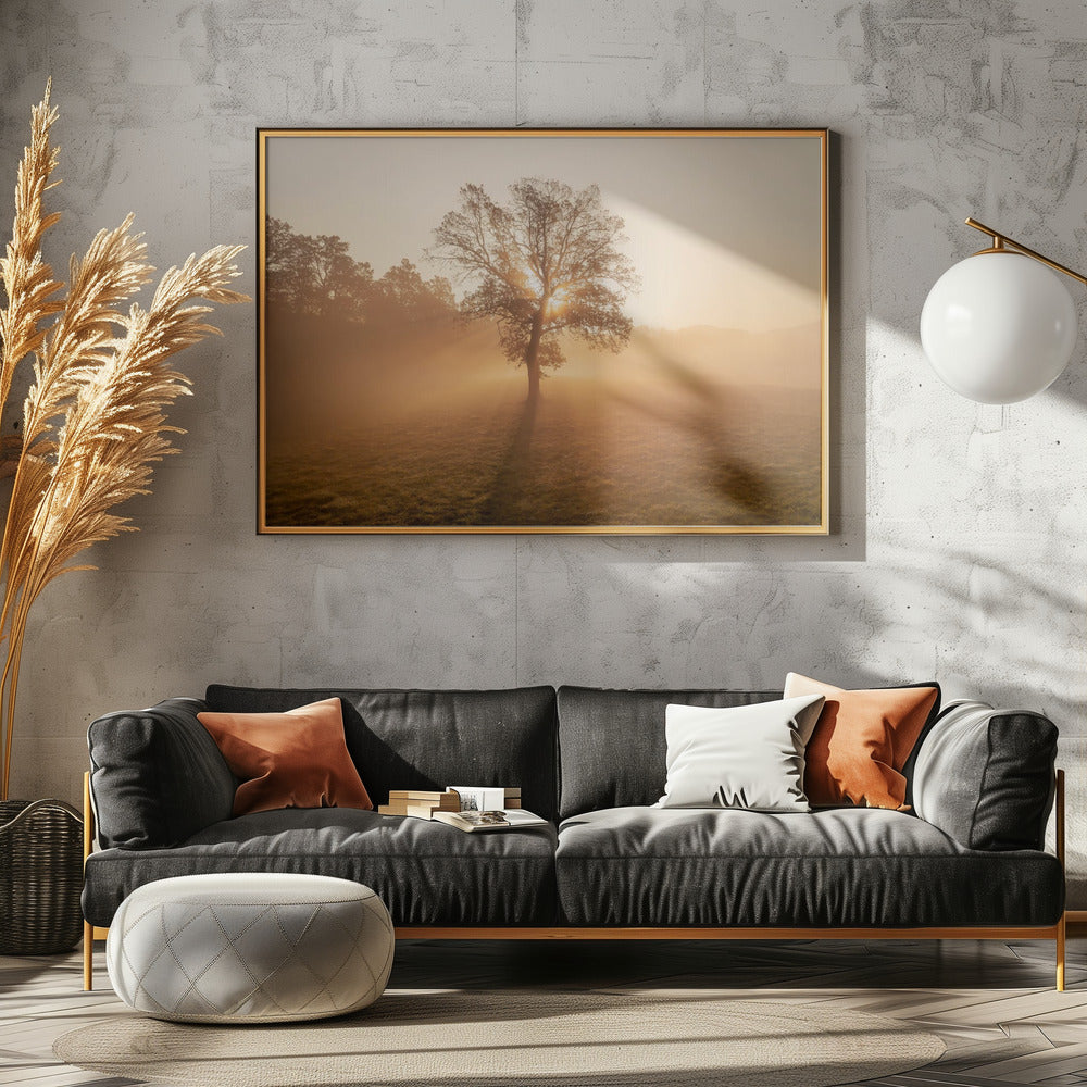 Einsamer Baum | Leinwand
