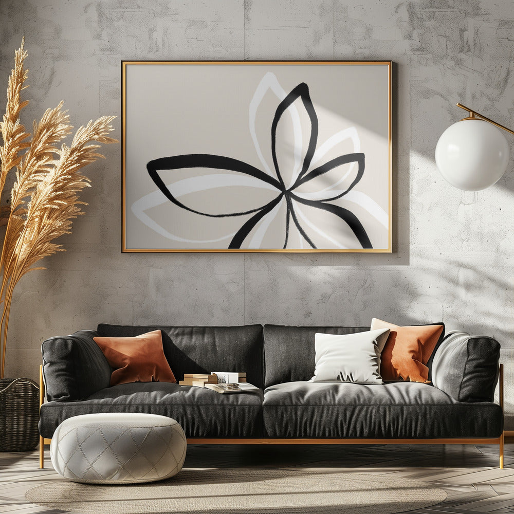 Abstrakte Blumen | Leinwand