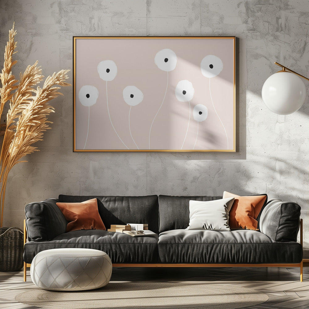 Scandi Blumen | Leinwand
