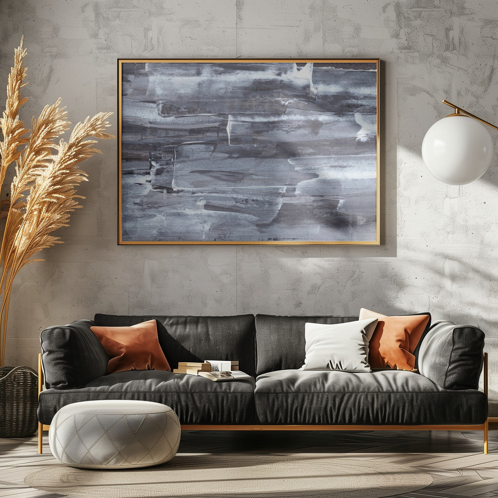 Monochromes Treibholz | Leinwand