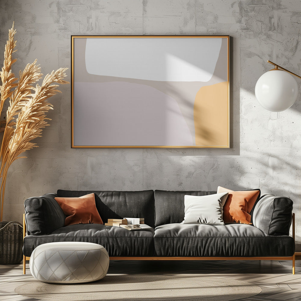 Sanfte geometrische Harmonie | Leinwand
