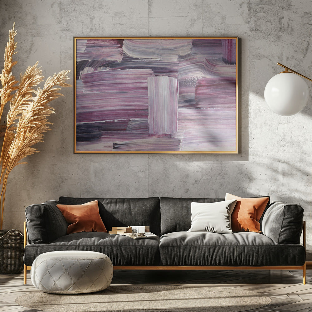 Expressionistische bunte Pinselstriche | Poster