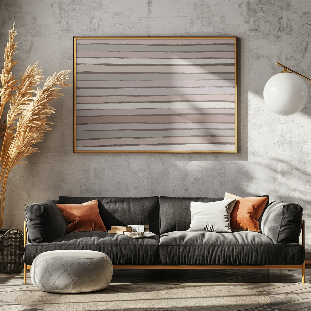 Erdige Streifen | Poster