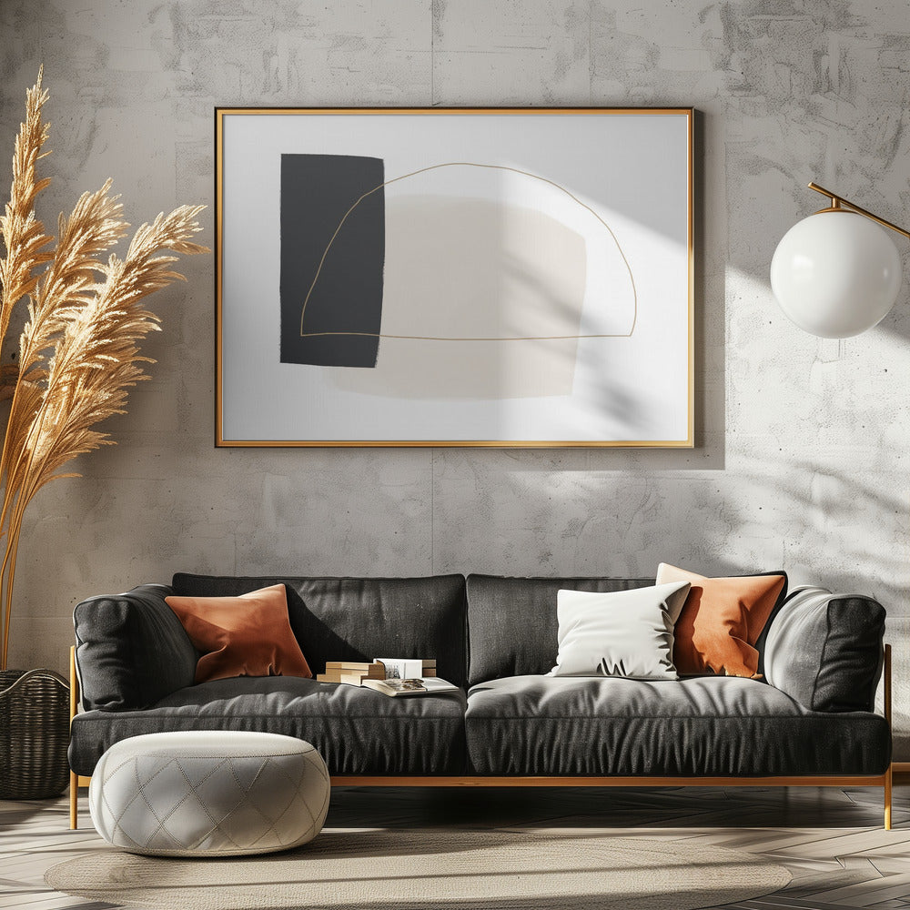 Curved Simplicity | Canvas