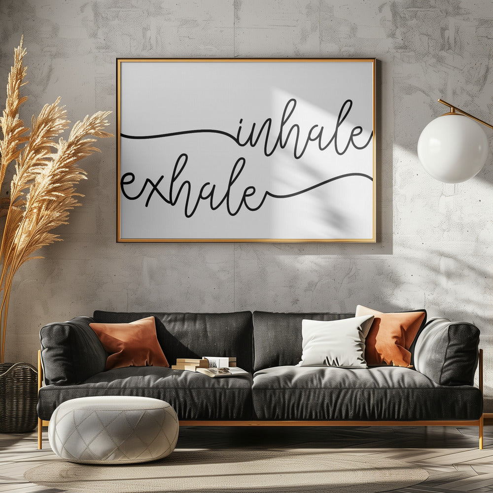 Einatmen x Ausatmen | Leinwand