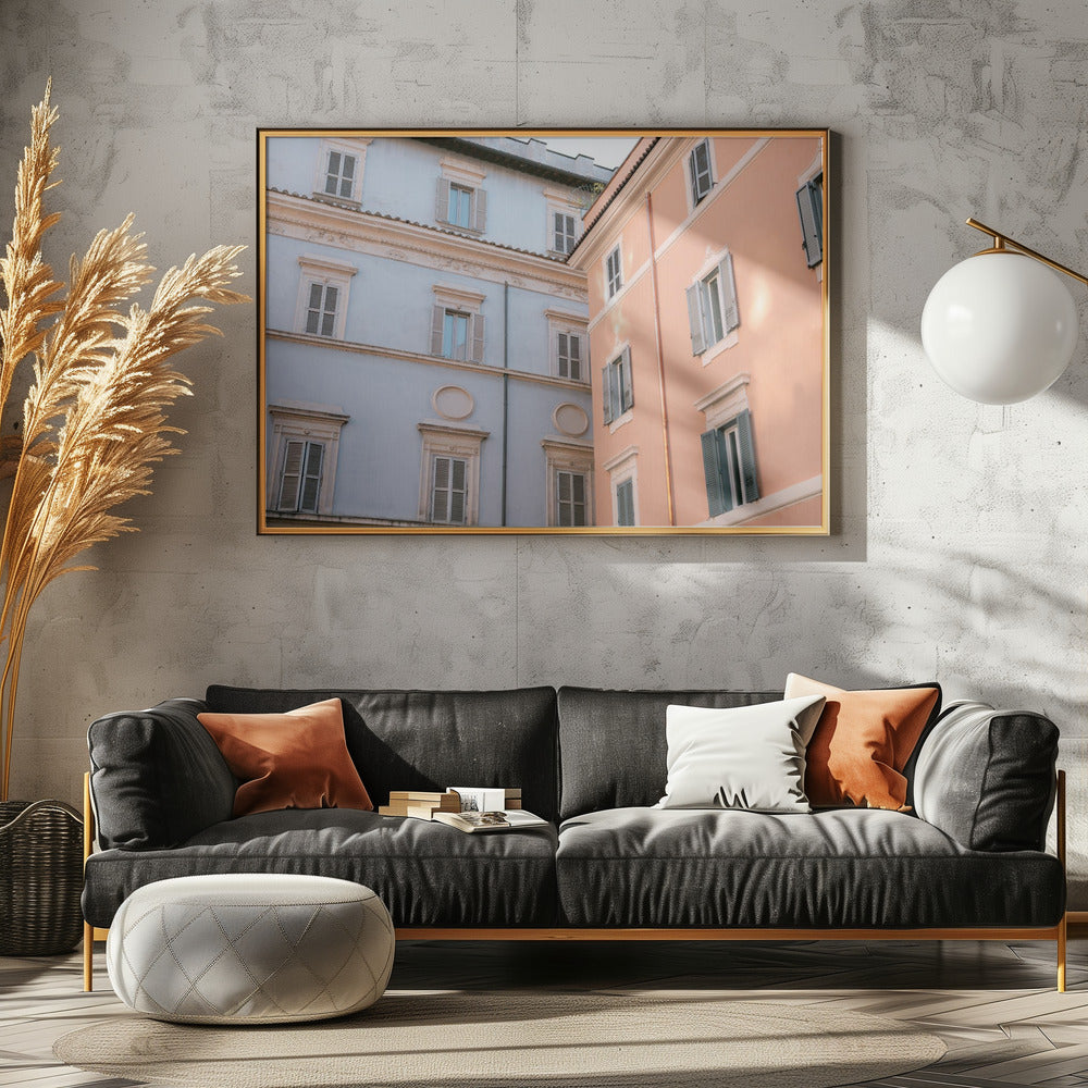 Trastevere in Lilac and Pink | Canvas
