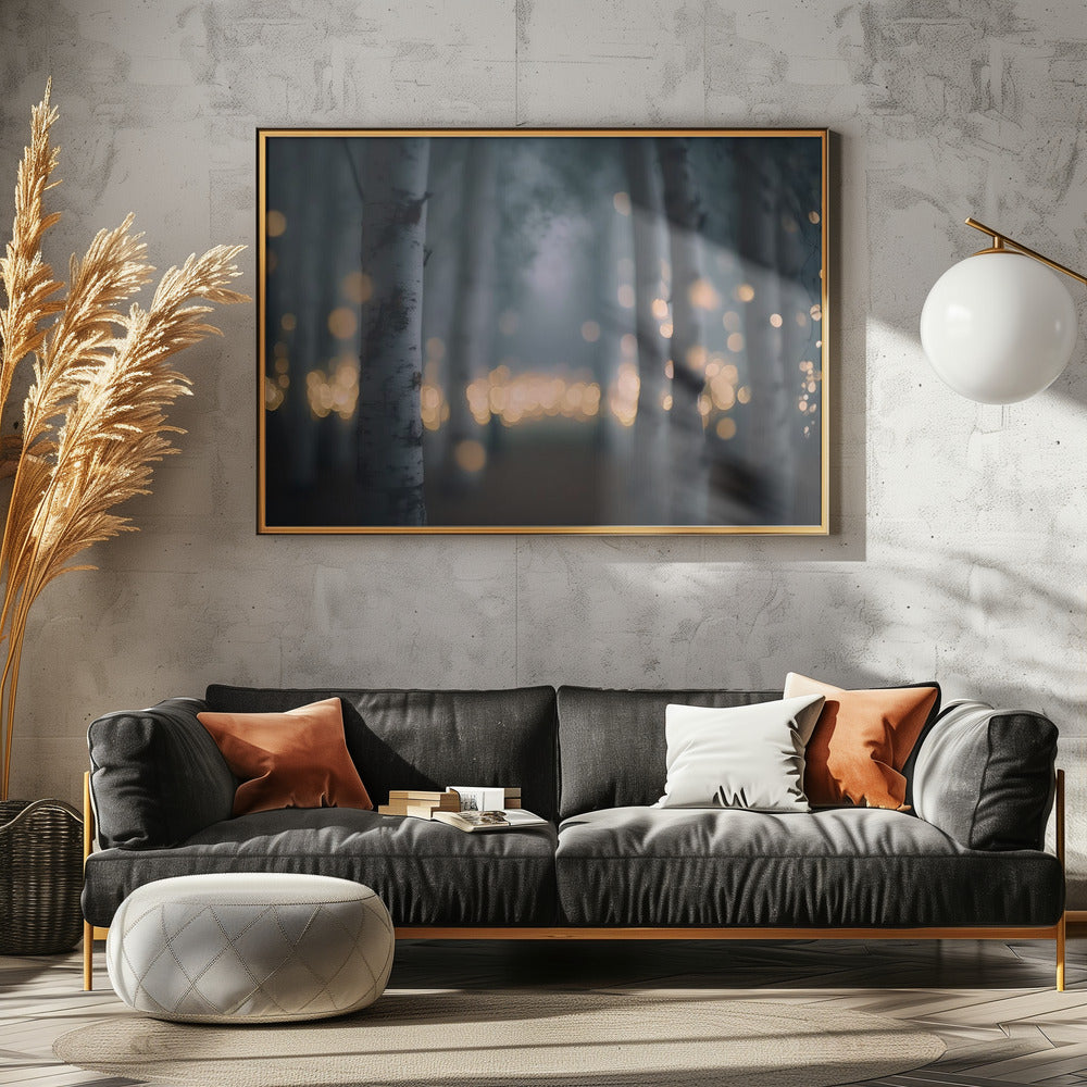 Verzauberter Leuchtwald | Leinwand