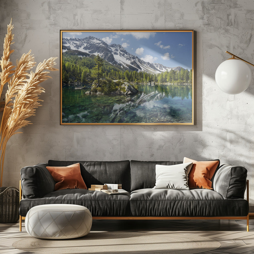 Grüner Bergsee | Poster