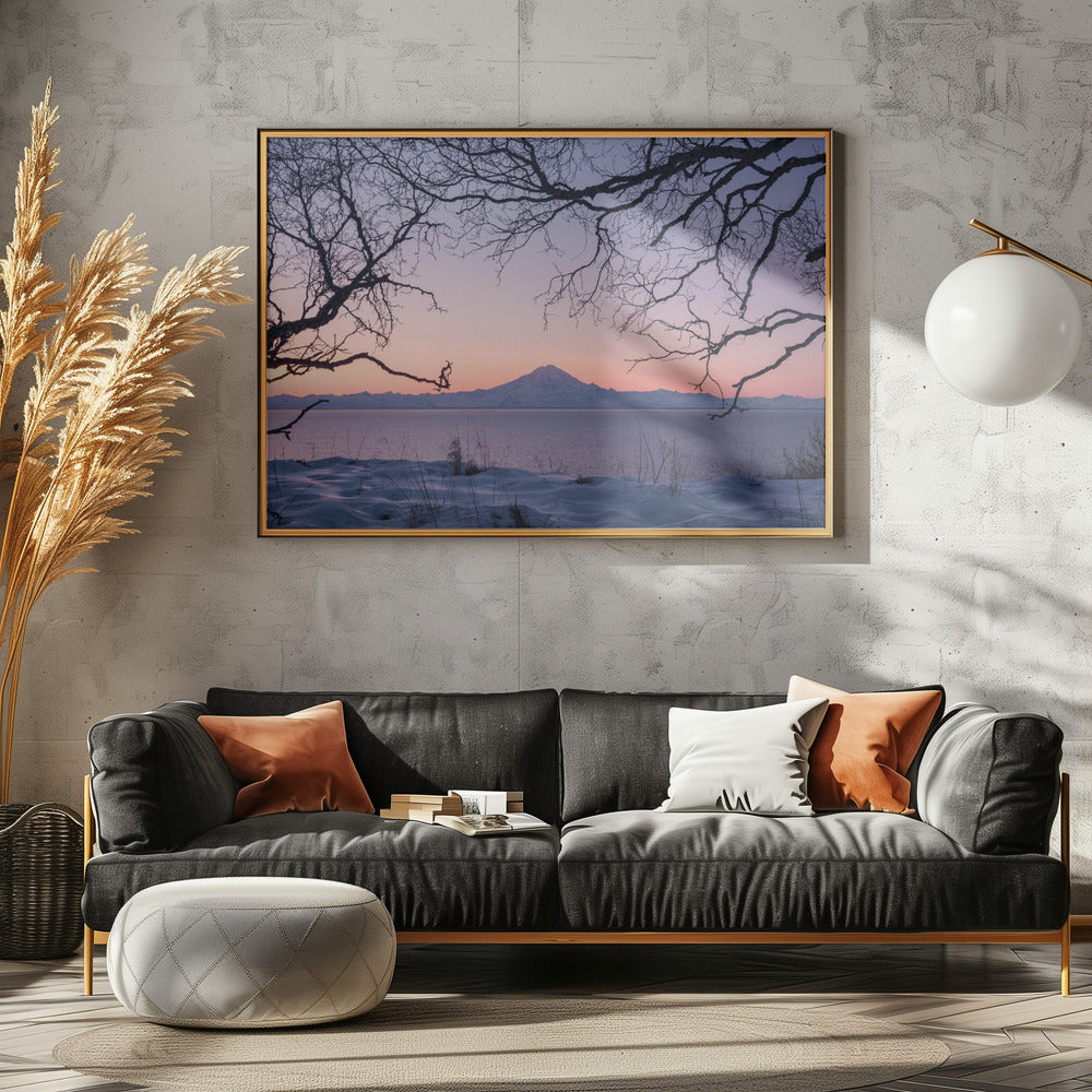 Alaskanischer Vulkan | Leinwand