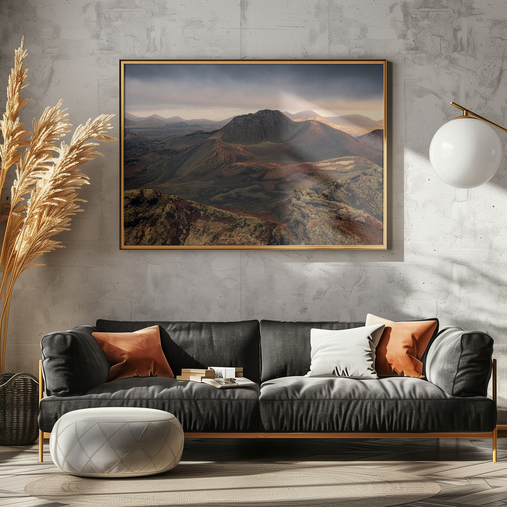 Vulkanpanorama | Leinwand