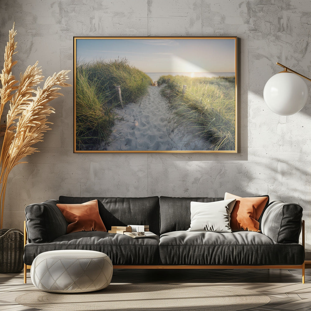 Zum Strand | Leinwand