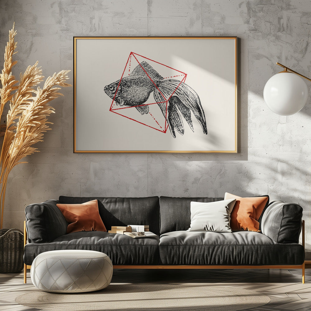 Fish In Geometrics Nº3 | Canvas