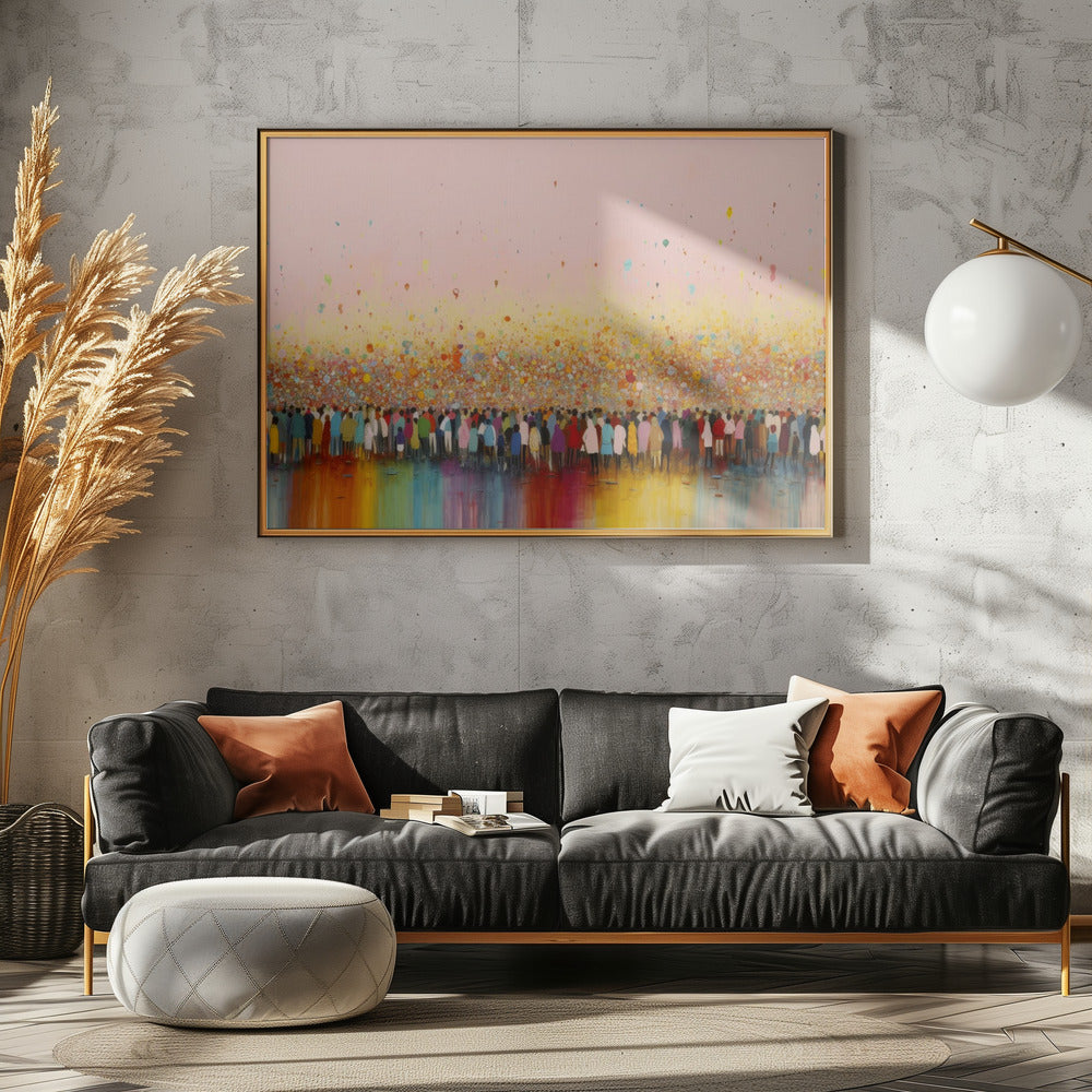 Lebendige Versammlung | Leinwand