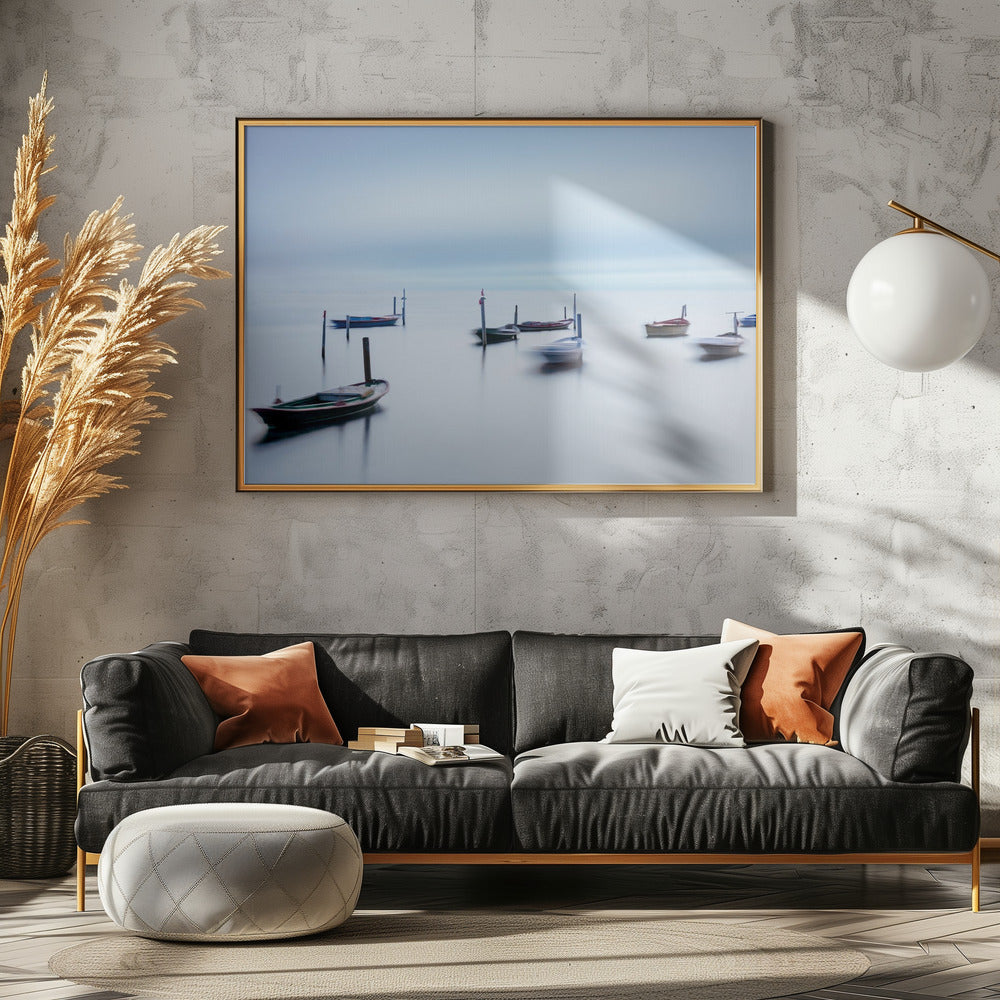 Tanzende Boote II Farbe | Leinwand