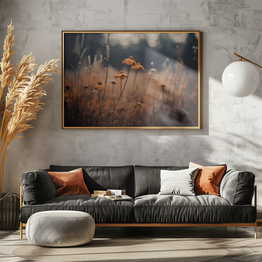Goldenes Blütenfeld | Poster