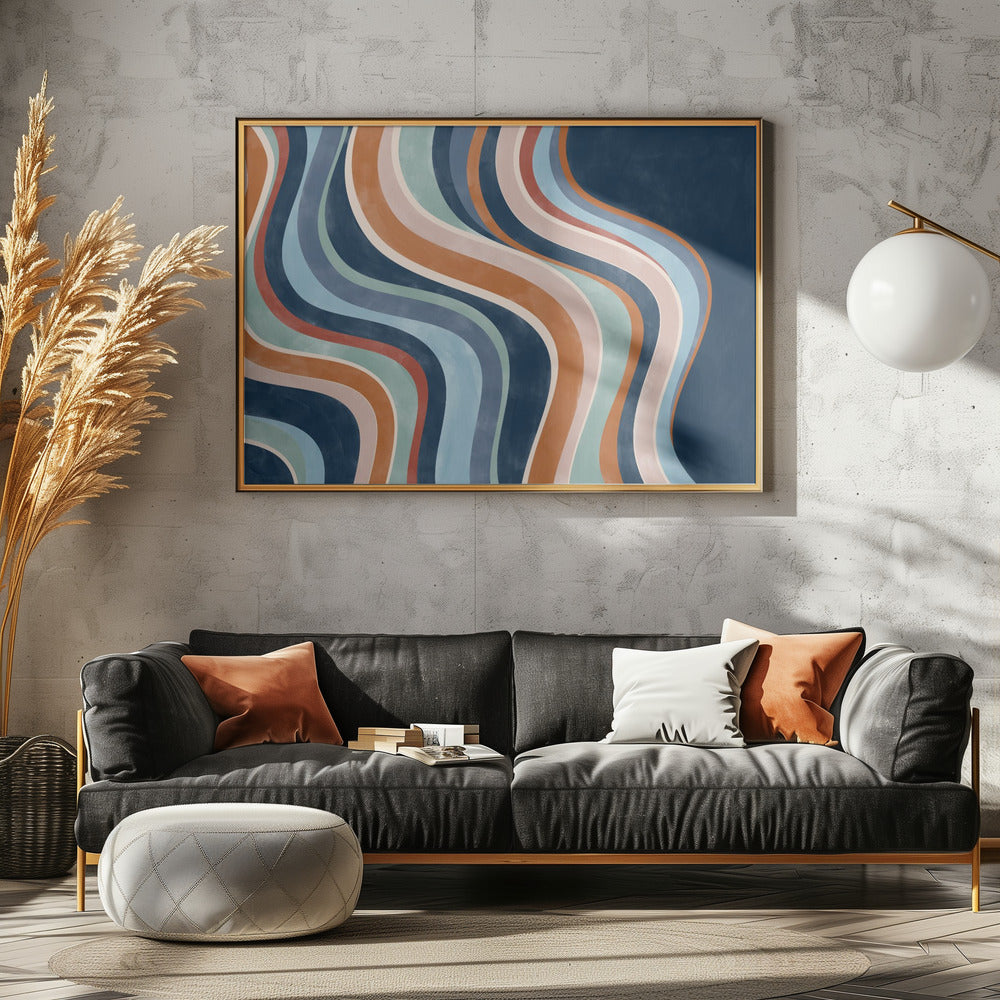 Flowing Stripes | Canvas
