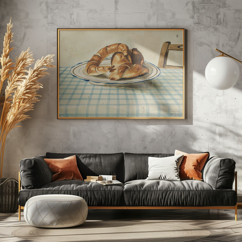 Still Life With Pastry Plate | Canvas