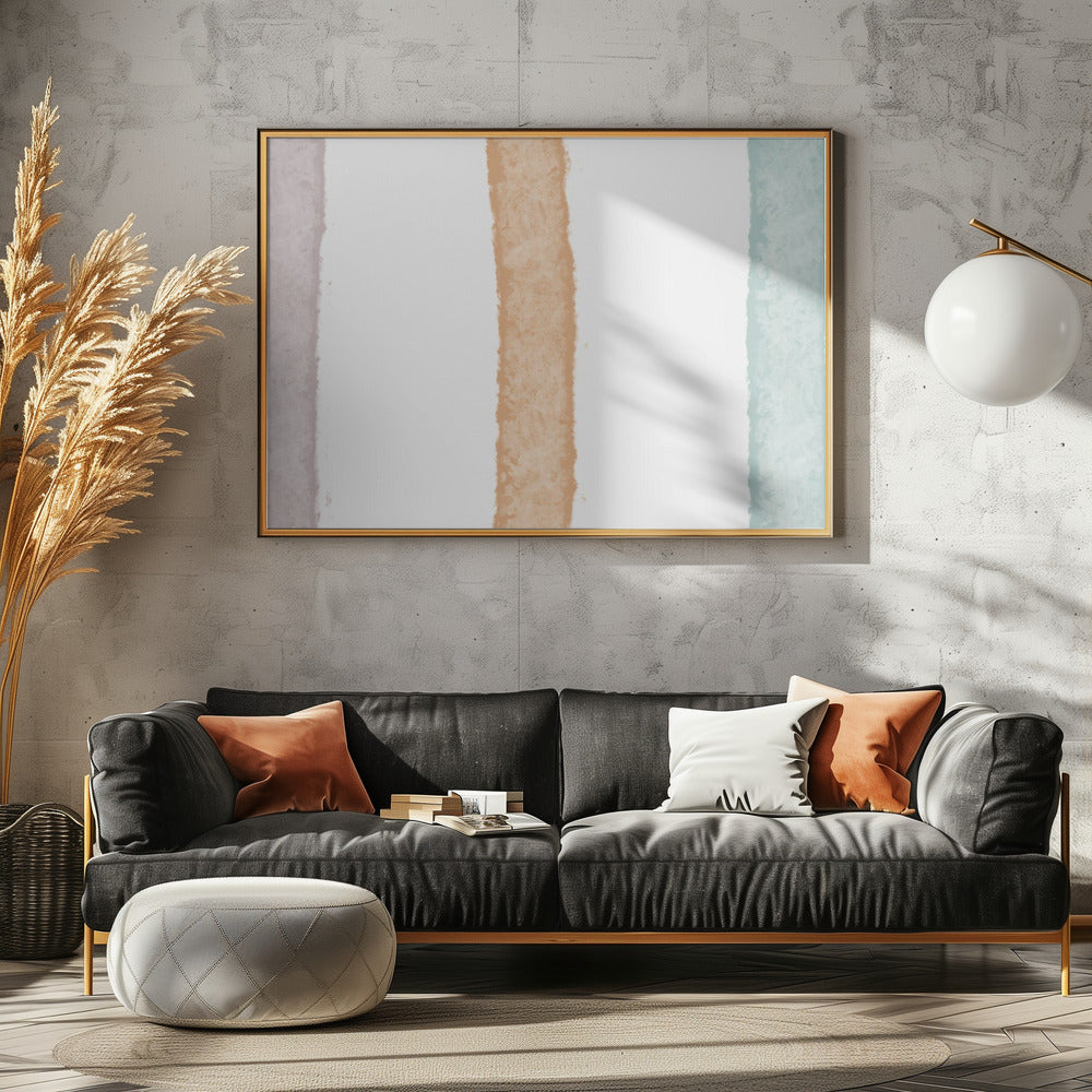Bunte Streifen Harmonie | Poster