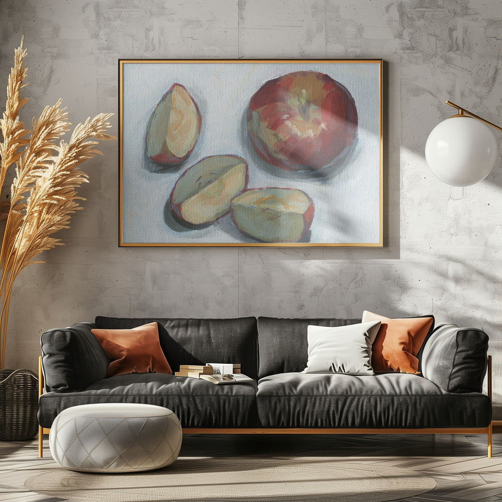 Apfelscheiben 8x10 | Leinwand