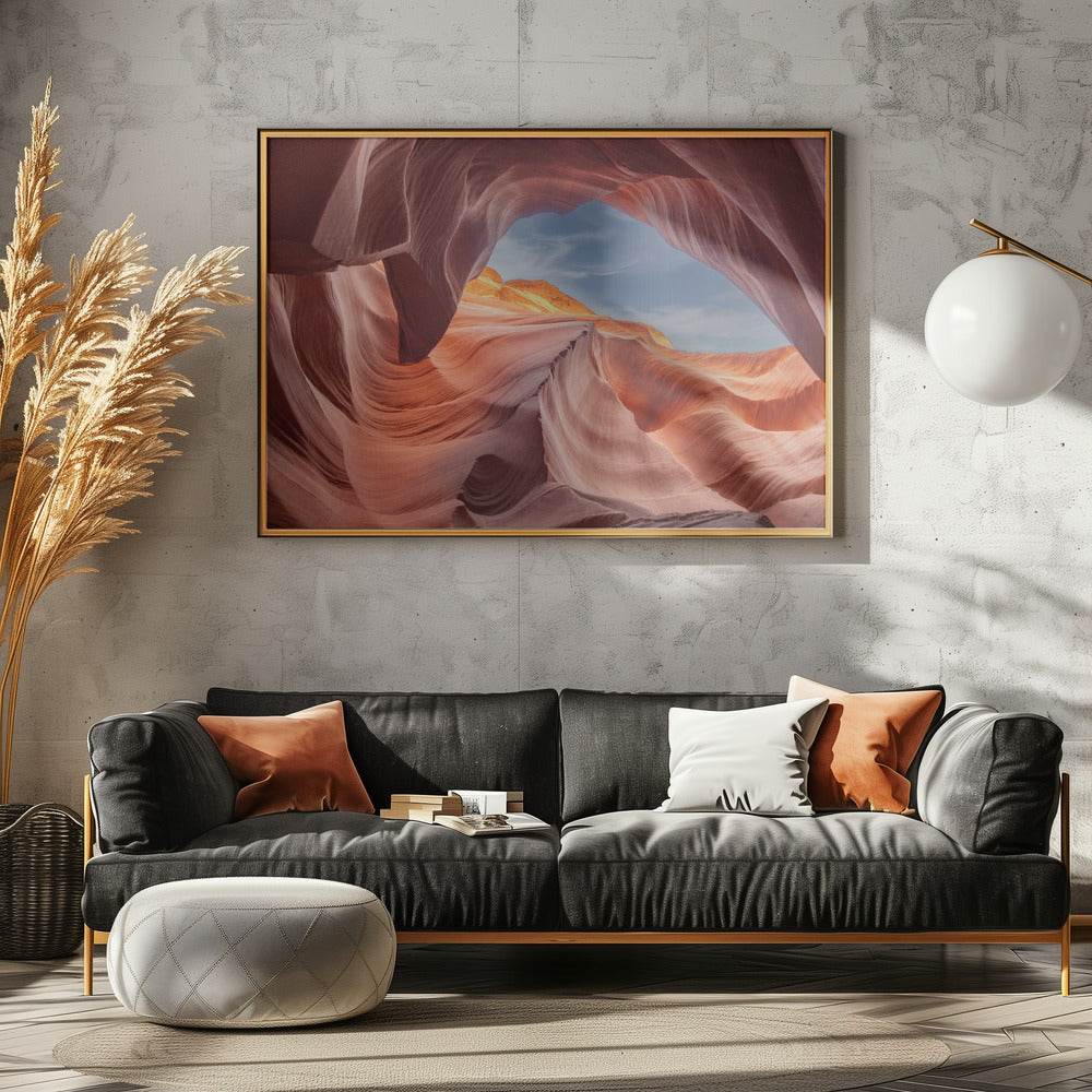 Wellen zum Himmel | Leinwand
