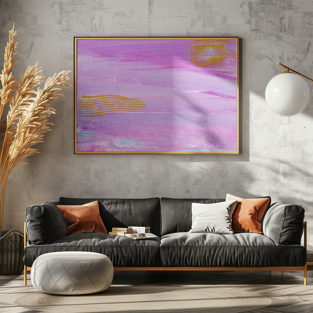 Bunte Striche Horizontal | Poster