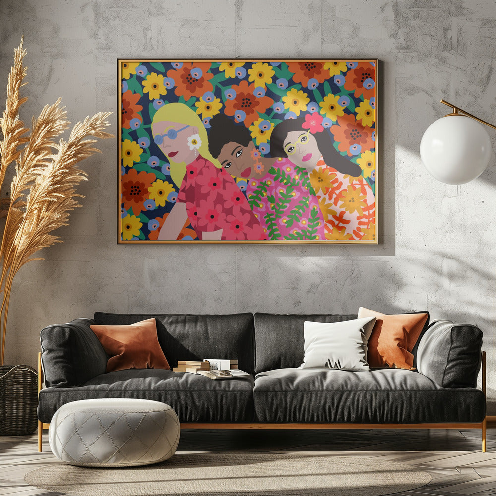 Beste Freunde | Leinwand