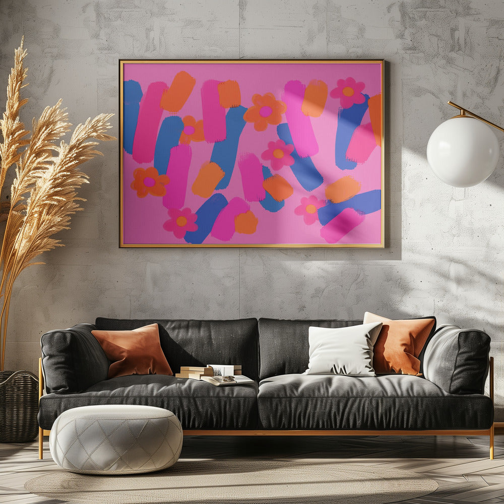 Blumenpinseltanz | Poster