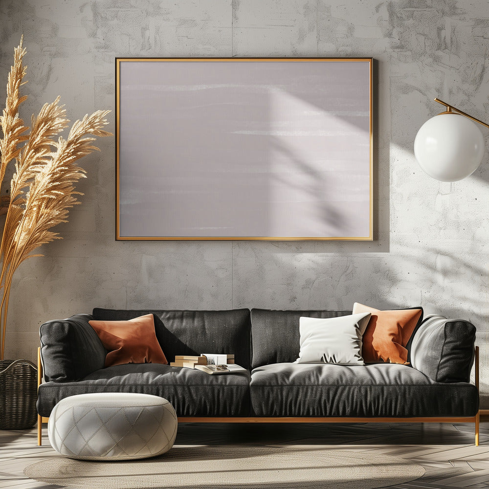 Subtile horizontale Linien | Leinwand